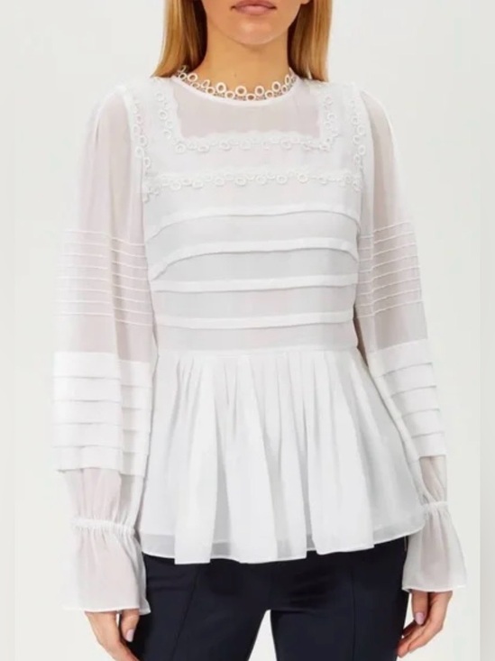Ted Baker Tops - Ted Baker Peplum Top - Yellow